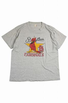 80s　Screen　Stars　MLB　St.　Louis　Cardinals　プリントTシャツ