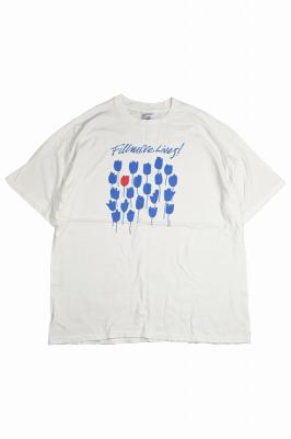 90s　Hanes　BEEFY-T　アートプリントTシャツ