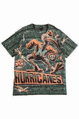 90s　Miami　Hurricanes　football　AOPTシャツ