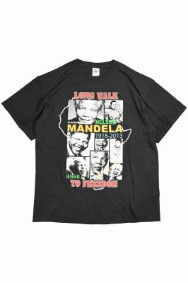 Nelson　Mandela　プリントTシャツ