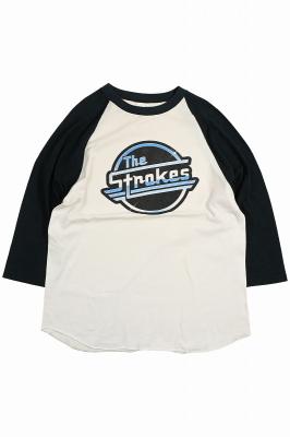The　Strokes　ラグランスリーブ　ロックTシャツ