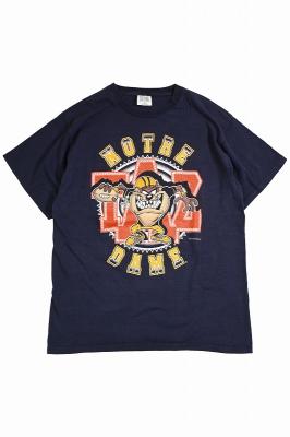 90s　Looney　Tunes　キャラクタープリントTシャツ　タズマニアデビル