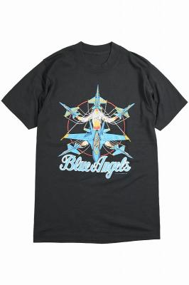 80s　プリントTシャツ　Blue　Angels