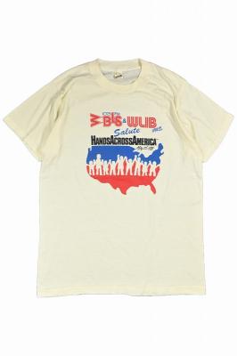 80s　Screen　Stars　ラジオTシャツ　WBLS　&　WLIB