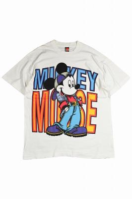 90s　Disney　キャラクターTシャツ　ミッキー