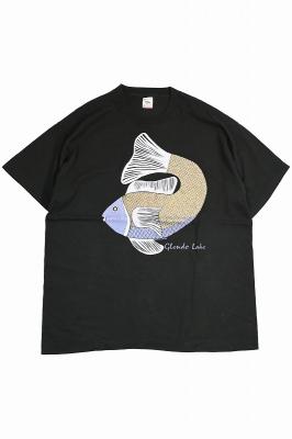 80s　FRUITOF　THE　LOOM　スーベニアプリントTシャツ