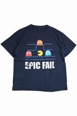 PAC　MAN　キャラクタープリントTシャツ