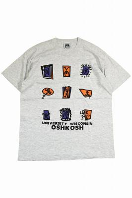 90s　カレッジプリントTシャツ