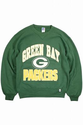 90s　Russell　Athletic　NFLプリントスウェット　Green　Bay　Packers