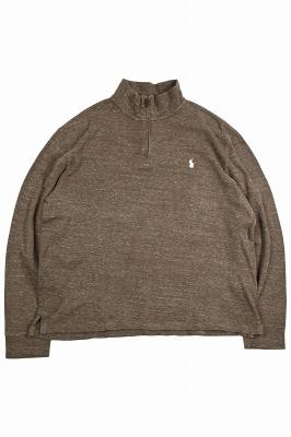 ハーフジップトップス　ESTATE　RIB