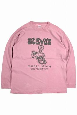 90's　Steve's　Music　Stor　ロングスリーブTシャツ
