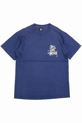 00s　プリントTシャツ　紺タグ