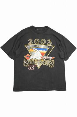 モーターサイクルプリントTシャツ
