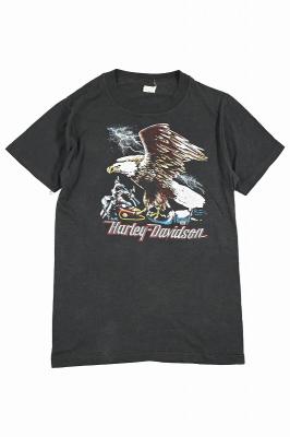 80s　Harley-Davidson　プリントTシャツ