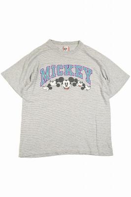 90s　Disney　キャラクタープリントTシャツ　Mickey　Mouse